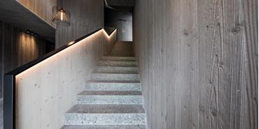 A modern stairway